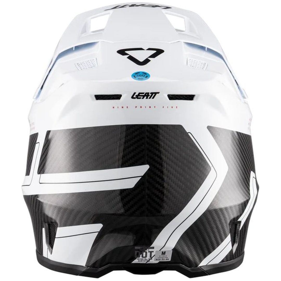 Crosshjälm Moto 9.5 Carbon/Vit Leatt S (55-56 cm) – bild 16