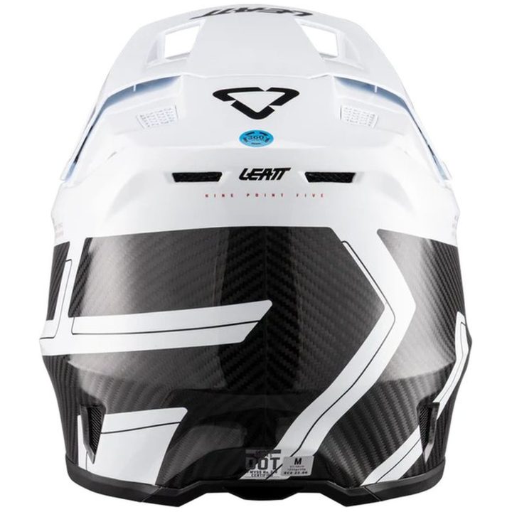 Crosshjälm Moto 9.5 Carbon/Vit Leatt S (55-56 cm) – bild 16
