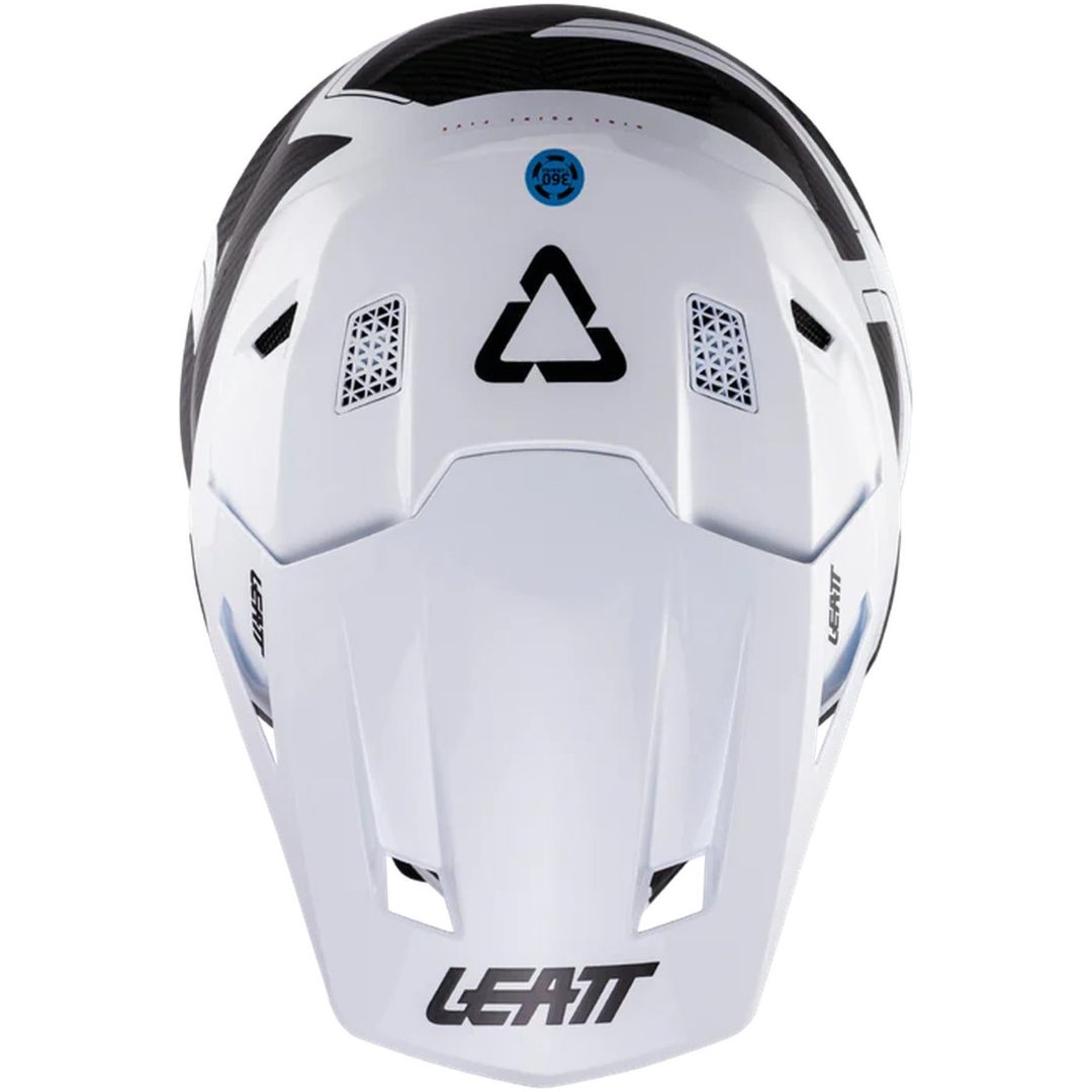 Crosshjälm Moto 9.5 Carbon/Vit Leatt S (55-56 cm) – bild 3