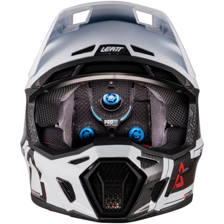 Crosshjälm Moto 9.5 Carbon/Vit Leatt S (55-56 cm) – bild 4