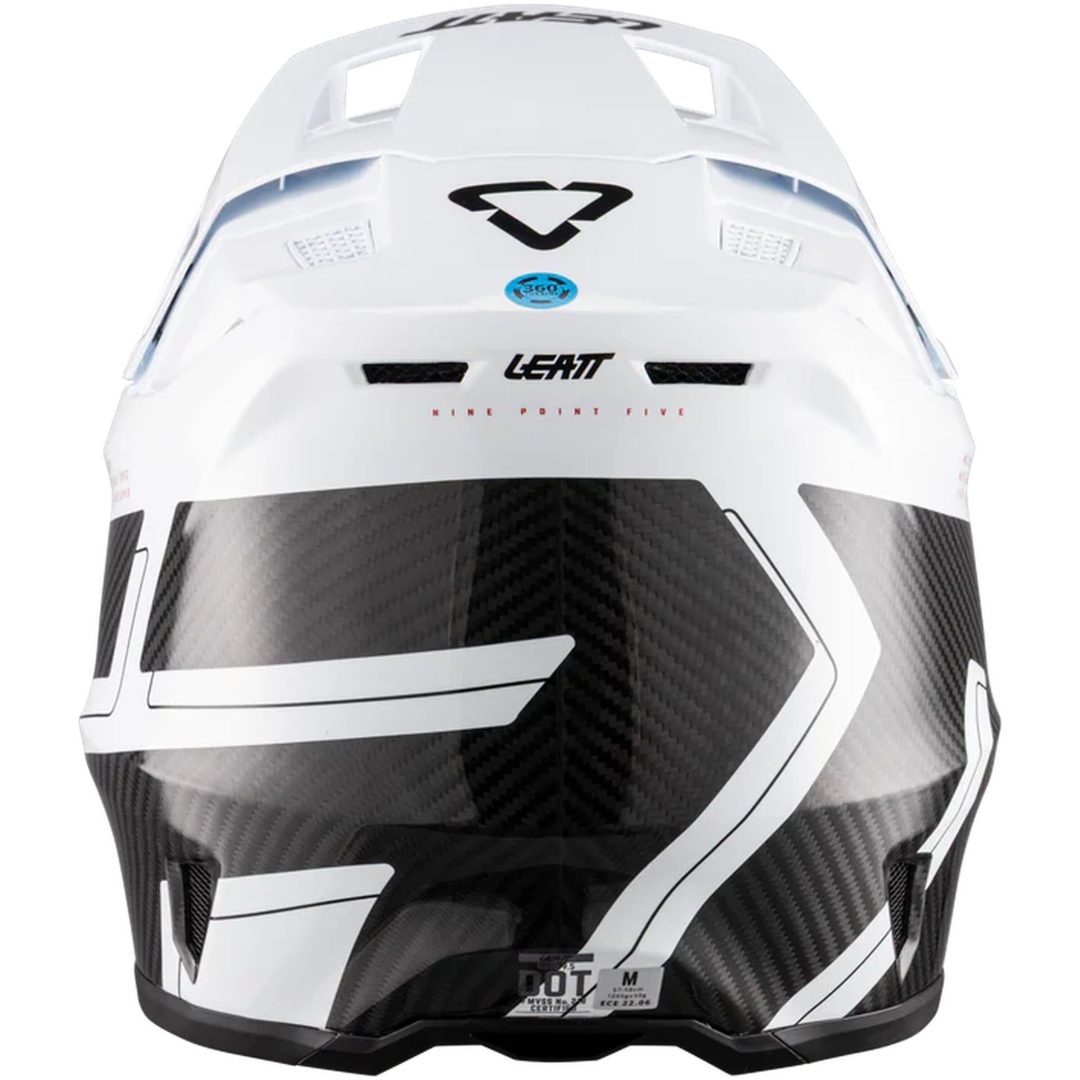 Crosshjälm Moto 9.5 Carbon/Vit Leatt S (55-56 cm) – bild 7