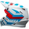 Crosshjälm Moto-9s Flex Banshee Glans Vit/röd BELL XL – miniatyr 5