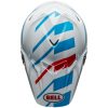 Crosshjälm Moto-9s Flex Banshee Glans Vit/röd BELL XL – miniatyr 2