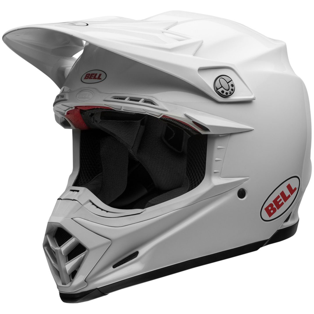 Crosshjälm Moto-9S Flex CE Vit Bell XL
