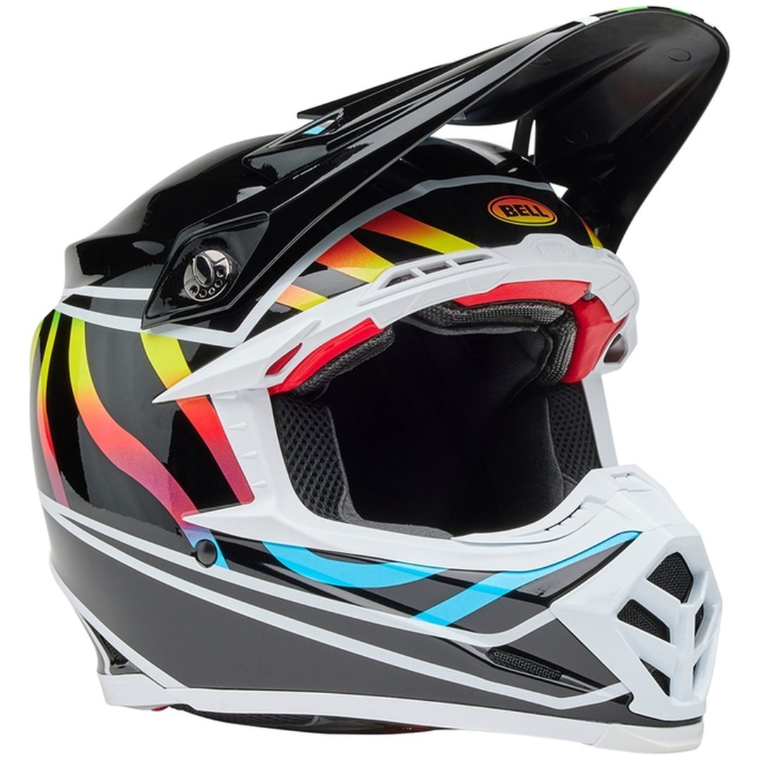Crosshjälm Moto-9s Flex Drift Glans Svart BELL L – bild 3