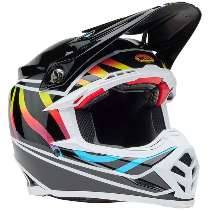 Crosshjälm Moto-9s Flex Drift Glans Svart BELL L – bild 3