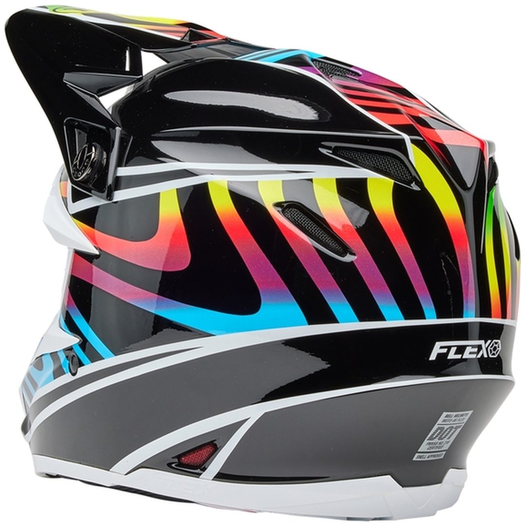 Crosshjälm Moto-9s Flex Drift Glans Svart BELL L – bild 5
