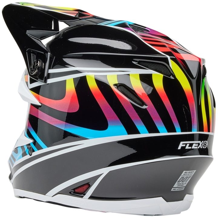 Crosshjälm Moto-9s Flex Drift Glans Svart BELL L – bild 5