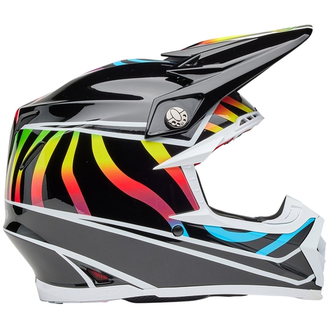 Crosshjälm Moto-9s Flex Drift Glans Svart BELL L – bild 8