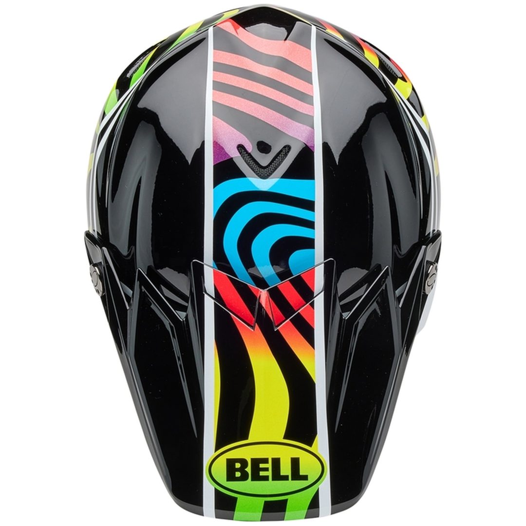 Crosshjälm Moto-9s Flex Drift Glans Svart BELL L – bild 9