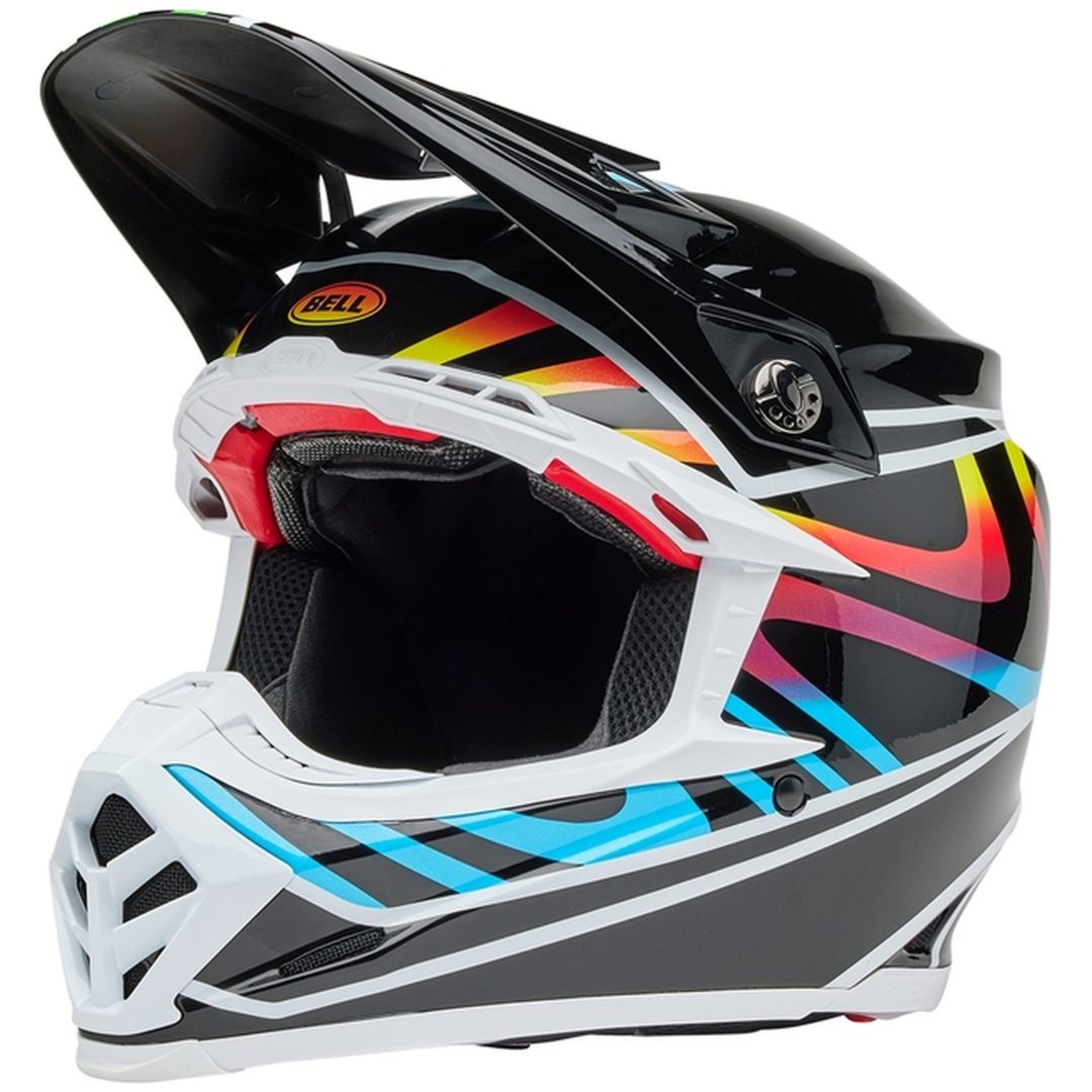Crosshjälm Moto-9s Flex Drift Glans Svart BELL L