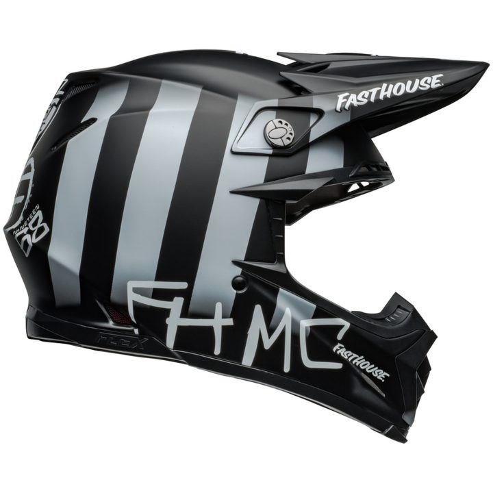 Crosshjälm Moto-9s Flex Fasthouse Mc Core Matt Svart/gul/vit BELL s – bild 4