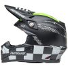 Crosshjälm Moto-9s Flex Fasthouse Smoke Bomb Matt Glans Svart/hiviz Gul/vit/grön BELL XL – miniatyr 4