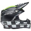 Crosshjälm Moto-9s Flex Fasthouse Smoke Bomb Matt Glans Svart/hiviz Gul/vit/grön BELL XL – miniatyr 8