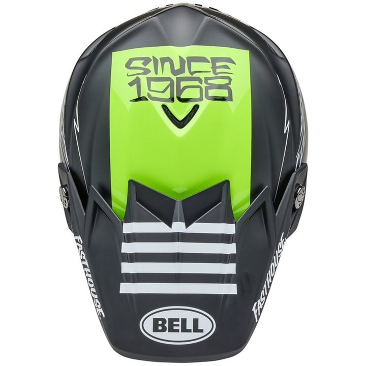 Crosshjälm Moto-9s Flex Fasthouse Smoke Bomb Matt Glans Svart/hiviz Gul/vit/grön BELL XL – bild 9