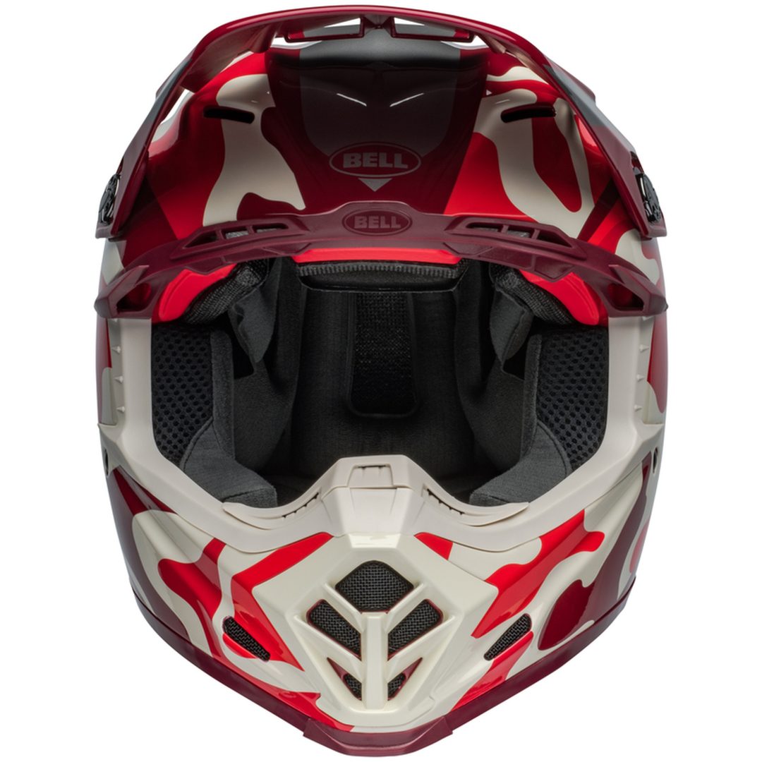 Crosshjälm Moto-9s Flex Ferrandis Méchant Glans Röd/silver BELL L – bild 8