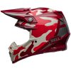 Crosshjälm Moto-9s Flex Ferrandis Méchant Glans Röd/silver BELL L – miniatyr 7