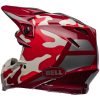 Crosshjälm Moto-9s Flex Ferrandis Méchant Glans Röd/silver BELL L – miniatyr 5