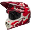 Crosshjälm Moto-9s Flex Ferrandis Méchant Glans Röd/silver BELL L – miniatyr 1