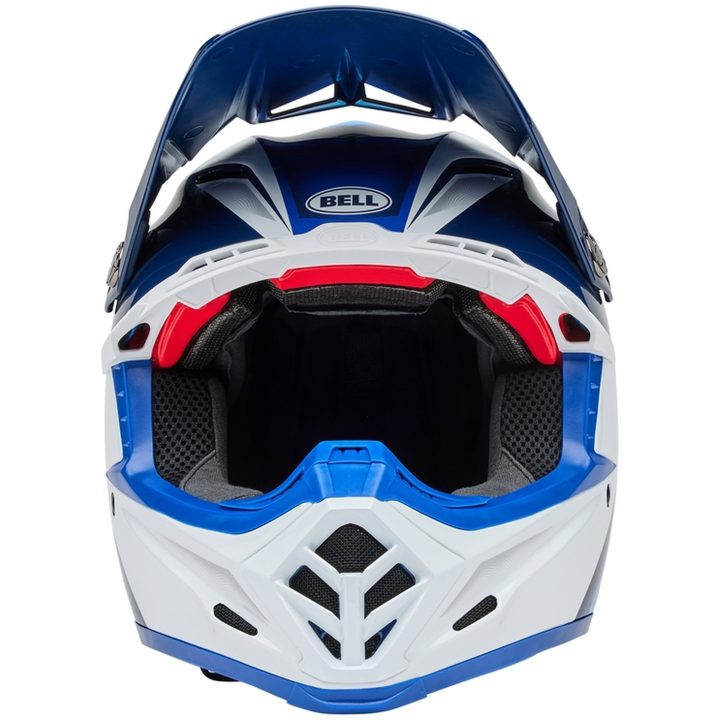Crosshjälm Moto-9s Flex Glans Blå/svart BELL L – bild 2