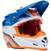 Crosshjälm Moto-9s Flex Glans Orange/blå/vit BELL L – miniatyr 3