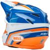 Crosshjälm Moto-9s Flex Glans Orange/blå/vit BELL L – miniatyr 5