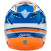 Crosshjälm Moto-9s Flex Glans Orange/blå/vit BELL L – miniatyr 6