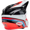 Crosshjälm Moto-9s Flex Glans Röd/svart/vit BELL L – miniatyr 7