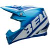 Crosshjälm Moto-9s Flex Rail Glans Blå/vit BELL s – miniatyr 8