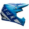 Crosshjälm Moto-9s Flex Rail Glans Blå/vit BELL s – miniatyr 7