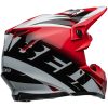 Crosshjälm Moto-9s Flex Rail Glans Röd/vit BELL XL – miniatyr 5