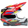 Crosshjälm Moto-9s Flex Renen Nova Glans Svart/röd BELL XL – miniatyr 8