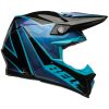 Crosshjälm Moto-9s Flex Sprite Glans Svart/blå BELL XL – miniatyr 6