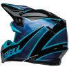 Crosshjälm Moto-9s Flex Sprite Glans Svart/blå BELL XL – miniatyr 5