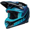 Crosshjälm Moto-9s Flex Sprite Glans Svart/blå BELL XL – miniatyr 1