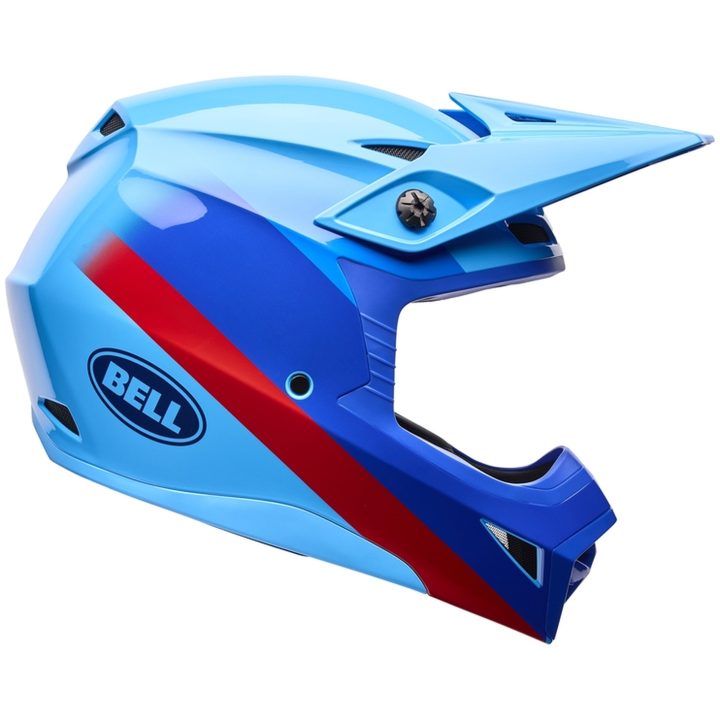 Crosshjälm MX-10 Mips Blå/Röd BELL s – bild 2