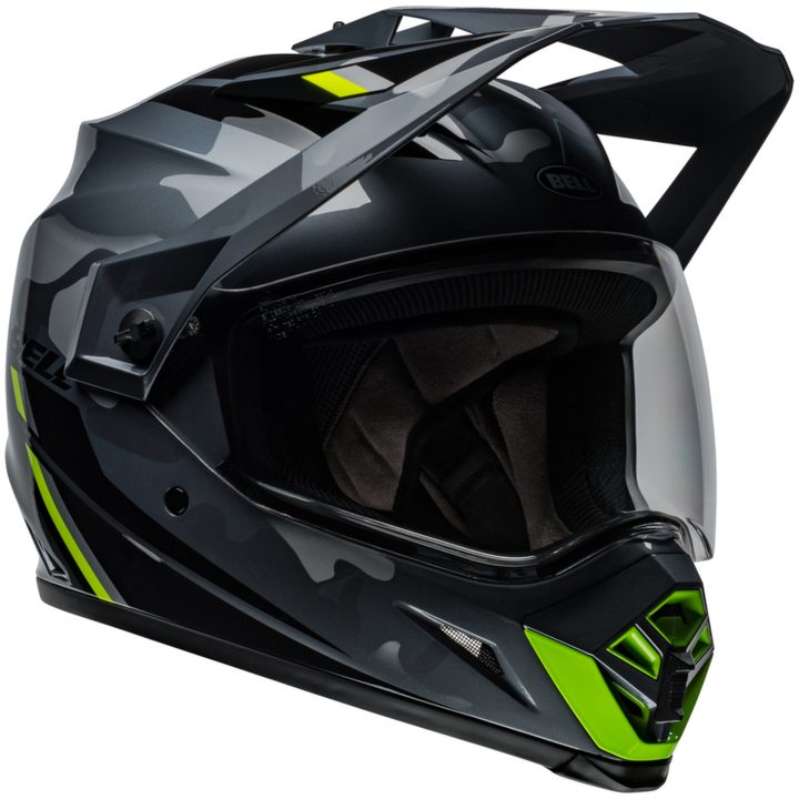Crosshjälm Mx-9 Adventure Mips Glans Metallisk Grå Camo Grå BELL 2XL – bild 2
