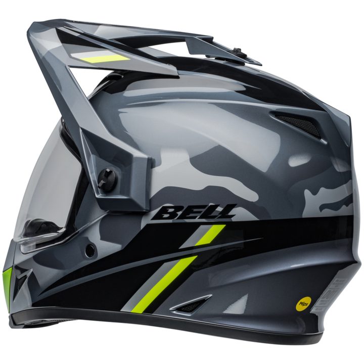 Crosshjälm Mx-9 Adventure Mips Glans Metallisk Grå Camo Grå BELL 2XL – bild 5