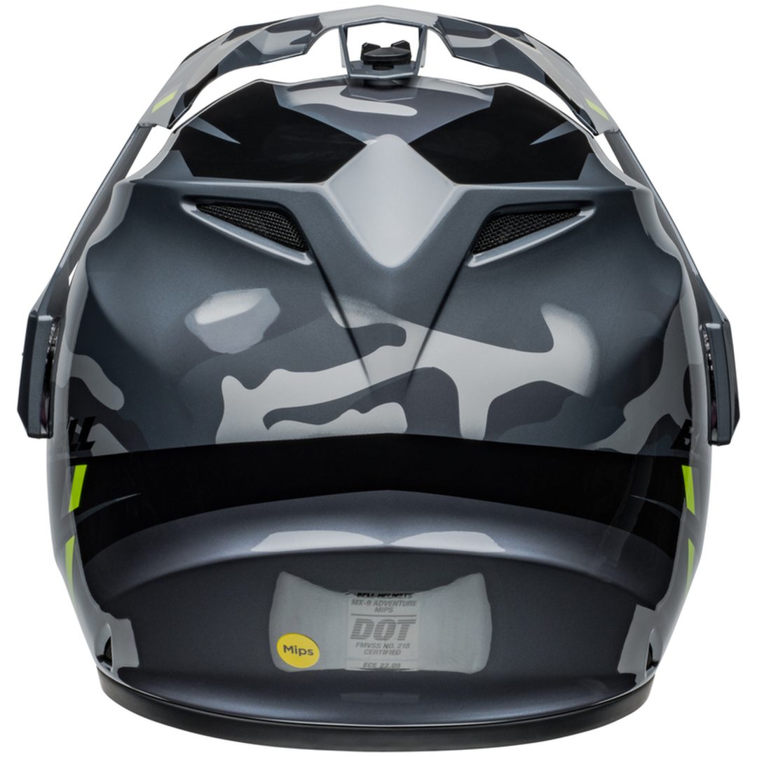 Crosshjälm Mx-9 Adventure Mips Glans Metallisk Grå Camo Grå BELL 2XL – bild 6