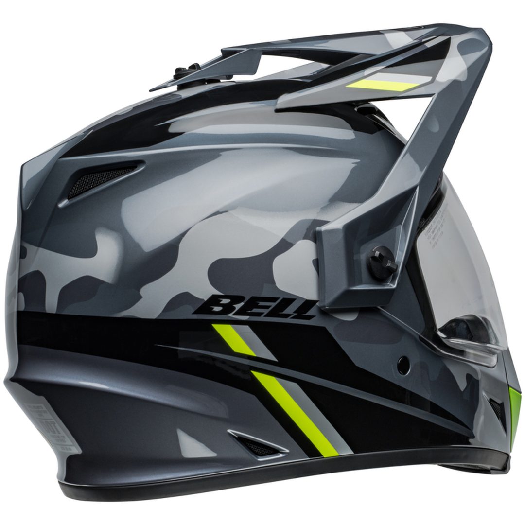Crosshjälm Mx-9 Adventure Mips Glans Metallisk Grå Camo Grå BELL 2XL – bild 7