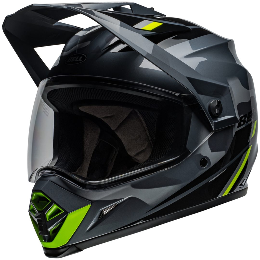 Crosshjälm Mx-9 Adventure Mips Glans Metallisk Grå Camo Grå BELL 2XL
