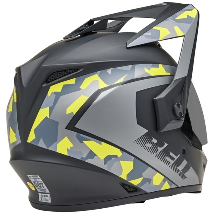 Crosshjälm Mx-9 Adventure Mips Mesa Matt Svart/gul Camo/grå BELL XL – bild 7
