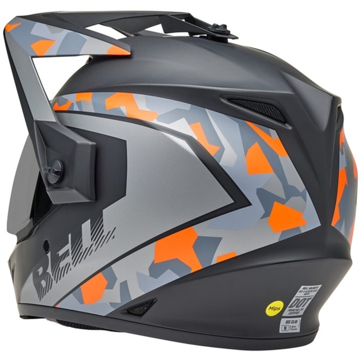 Crosshjälm Mx-9 Adventure Mips Mesa Matt Svart/orange Camo/grå BELL L – bild 5