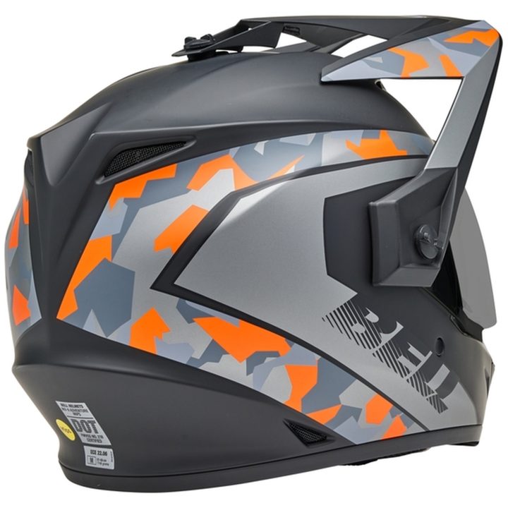 Crosshjälm Mx-9 Adventure Mips Mesa Matt Svart/orange Camo/grå BELL L – bild 7
