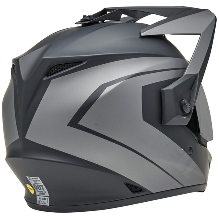 Crosshjälm MX-9 Adventure Mips Svart/Grå Matt BELL Small – bild 7