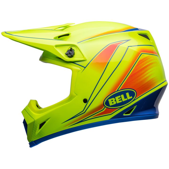 Crosshjälm Mx-9 Mips Glans Neon Gul BELL s – bild 8