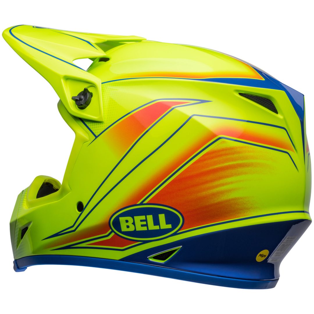 Crosshjälm Mx-9 Mips Glans Neon Gul BELL s – bild 6