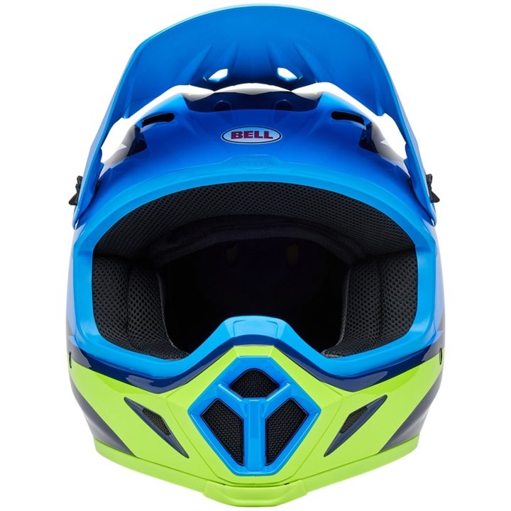 Crosshjälm Mx-9 Mips Jackal Blå/hi-viz Gul/vit BELL L – bild 3