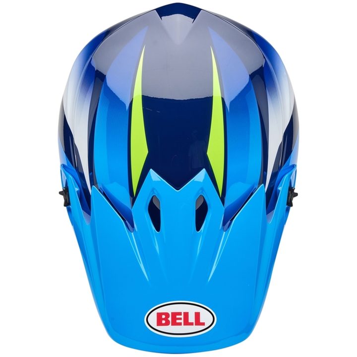 Crosshjälm Mx-9 Mips Jackal Blå/hi-viz Gul/vit BELL L – bild 9