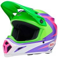Crosshjälm Mx-9 Mips Jackal Gloss Hi-viz Grön/lila BELL